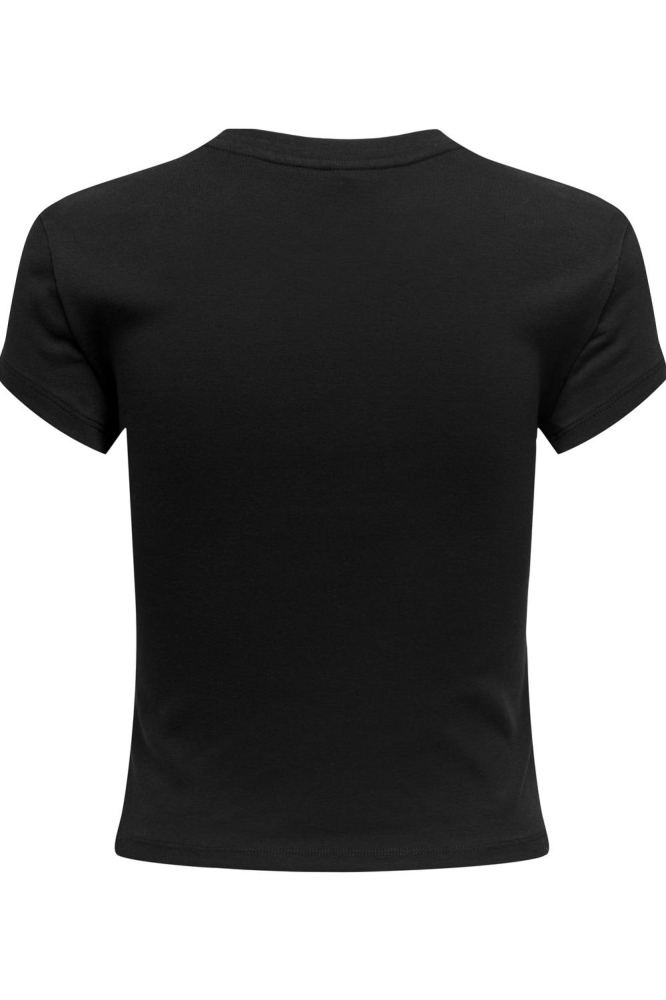 ONLELINA S/S O-NECK SHORT TOP JRS N 15320229 Black